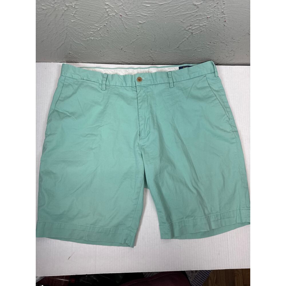 Polo Ralph Lauren Seafoam Stretch Classic Fit 9” Chino‎ Golf Shorts Mens Size 38